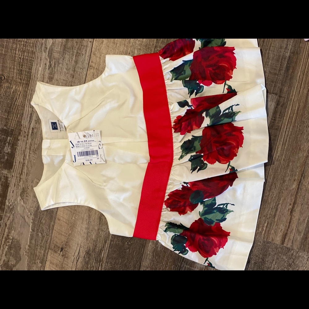 Christmas dressy top for little toddler .